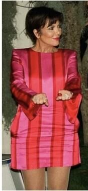 Maggie Marilyn I’m Coming Home Striped Satin Mini Dress Womens Size 6